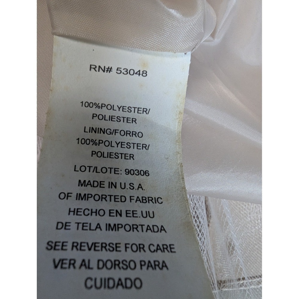 Morgan & Co Formal Gown Dress 5/6 Pink Gold Lace Tulle Satin Maxi Prom Evening - Picture 8 of 16